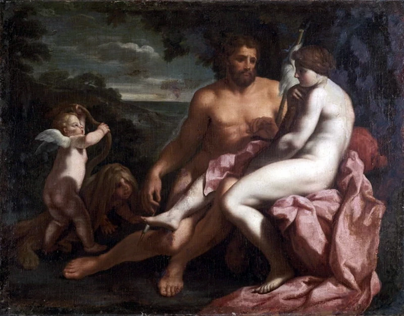 Ercole e Onfale - Galleria d'Arte Statale di Karlsruhe